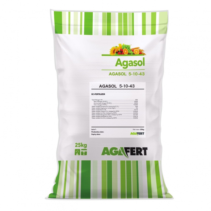 აგასოლი NPK 5:10:43+TE